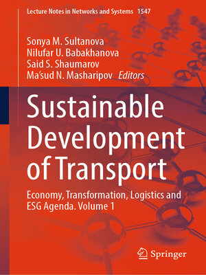 cover image of Sustainable Development of Transport